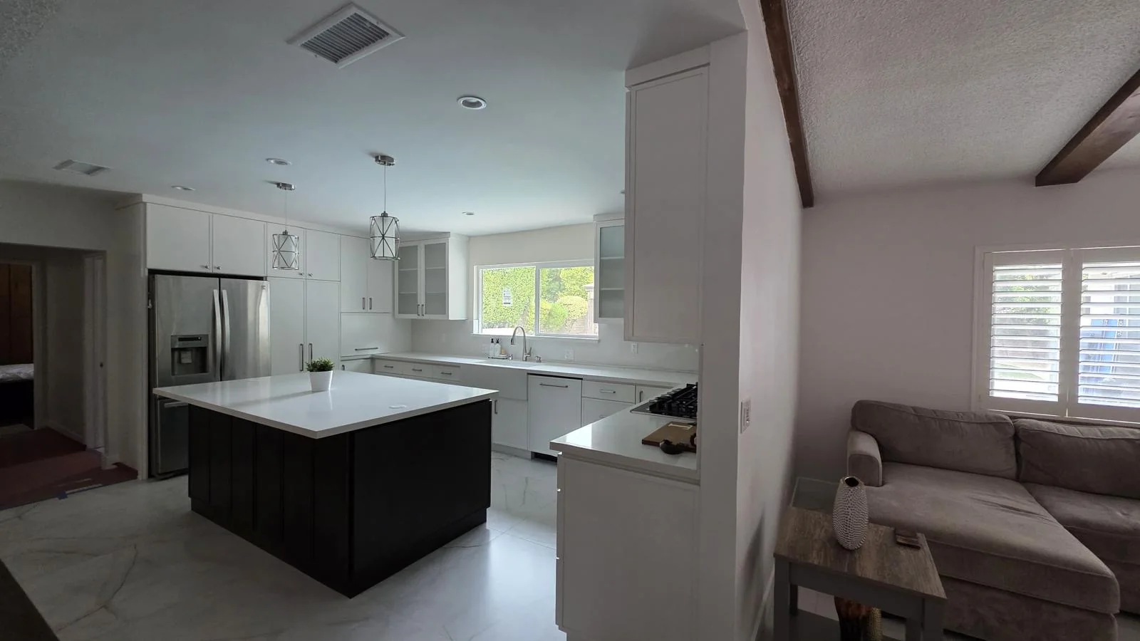 Completed residential electrical and lighting project